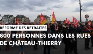 Manifestation du 15 mars 2023 contre la réforme des retraites à Château-Thierry