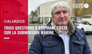 VIDÉO. Montée des eaux dans le Calvados : pour Stéphane Costa, il faut « construire une culture du risque »