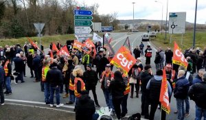 Compiègne. Des centaines de manifestants bloquent un rond-point sur la route de Soissons