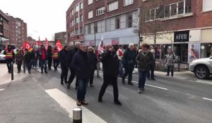 Environ 3000 personnes défilent à Dunkerque contre la réforme des retraites