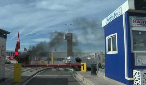 Retraites: le port de Marseille au ralenti dans le cadre de la journée "ports morts"