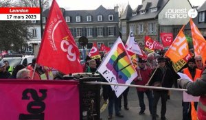 Réforme des retraites. A Lannion, une riposte « symbolique » au 49.3 avant la manif de ce samedi