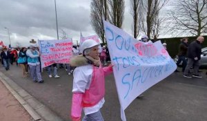 Plus de 600 manifestants à Caudry pour soutenir les salariés de Buitoni