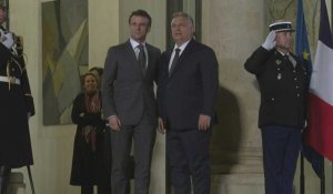 Macron reçoit le Premier Ministre Hongrois Viktor Orban