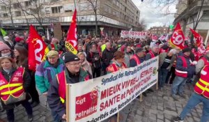 Valenciennes : huitième manifestation contre la réforme des retraites