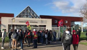 Beuvry : mobilisation de lycéen de Yourcenar contre la réforme des retraites
