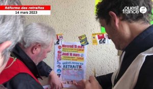 VIDÉO. Réforme des retraites : en Mayenne, ils manifestent devant la permanence des sénateurs 