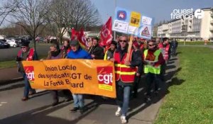 Grève du 15 mars : à La Ferté-Bernard, près de 200 personnes réunies contre la réforme des retraites