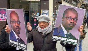 À Paris, des membres de la diaspora sénégalaise manifestent contre la "dictature de Macky Sall"