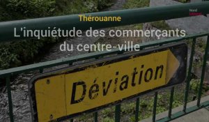 Thérouanne : une départementale très fréquentée barrée : l'inquiétude des commerçants grandie