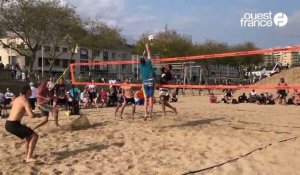 VIDEO. Près de 250 participants au tournoi de beach-volley du club de Saint-Nazaire