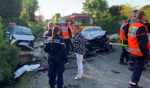 Zutkerque : grave accident de la circulation route de Polincove