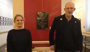 A Hazebrouck, Patrick Boerez, le commissaire de l'exposition, et Marie-Flore Cocq, directrice du musée des Augustins, présentent la nouvelle exposition "Métamorphoses".