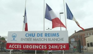 Infirmière tuée à Reims: images du CHU