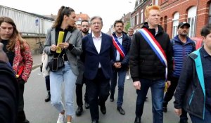 Tourcoing : Mélenchon vient soutenir les salariés de Vertbaudet