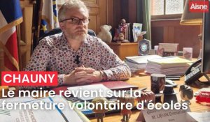 Emmanuel Lievin, maire de Chauny, revient sur la fermeture volontaire de deux écoles dans sa commune