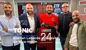 Gaëtan Laborde, attaquant de l’OGC Nice, invité de la 50e de Gym Tonic