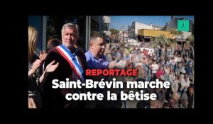 À Saint-Brévin, une marche contre « la violence et la bêtise » de l’extrême droite et pour le maire