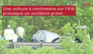 Beauvais : une voiture à contresens sur l'A16 provoque un accident grave