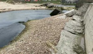 La Slack est ralentie par un poulier dans l’estuaire