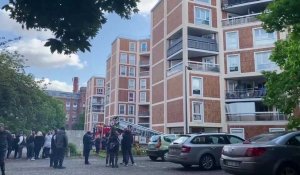 Faits Divers–incendie d’appartement dans le quartier de Moulins à Lille