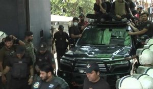 L'ex-Premier ministre du Pakistan Imran Khan quitte le tribunal sous haute sécurité