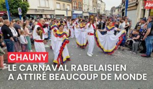 Les temps du carnaval rabelaisien qui a attiré beaucoup de monde, à Chauny