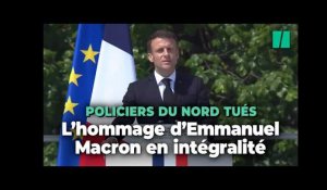 L'intégralité du discours d'Emmanuel Macron à Roubaix en hommage aux trois policiers tués