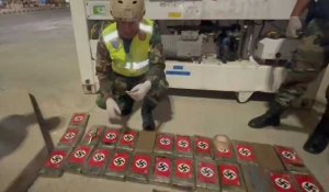 Saisie au Pérou de cocaïne marquée de symboles nazis destinée à la Belgique