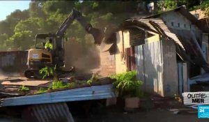 Mayotte : l'opération Wuambushu a repris avec la destruction d'un vaste bidonville