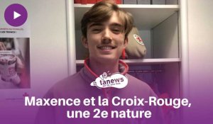 "Un bonjour, un sourire, un regard" pour Maxence engagé à la Croix-Rouge française