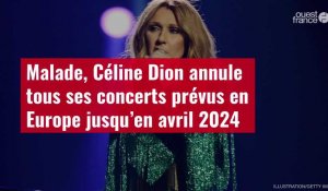 VIDÉO. Malade, Céline Dion annule tous ses concerts prévus en Europe jusqu’en avril 2024