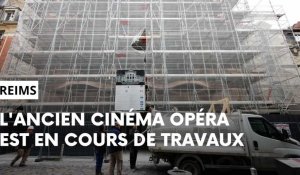 Sur le chantier de l'ancien cinéma Opéra à Reims