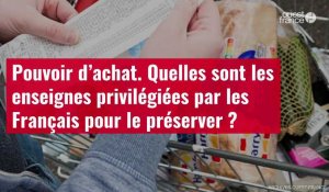 VIDÉO. Pouvoir d’achat : quelles sont les enseignes privilégiées par les Français pour les préserver ?