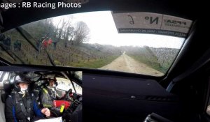 Rallye Épernay Vins de Champagne : caméra embarquée dans la voiture d'Alain Vauthier