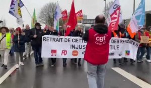Reforme des retraites : manifestation à Arras