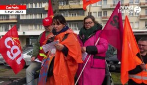 VIDÉO. Grève du 6 avril : à Carhaix, l’intersyndicale dénonce « le mépris du gouvernement »