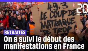 Réforme des retraites : On a suivi des manifestants en France