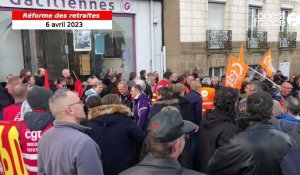 Grève du 6 avril : 2 000 manifestants contre la réforme des retraites à Redon 