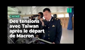 Près de Taïwan, la Chine lance des exercices militaires juste après le départ de Macron