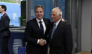 Arrivée de Blinken et Borrell pour la réunion UE-États-Unis sur l'énergie