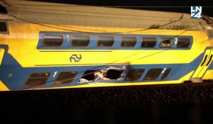 Un mort et 30 blessés dans le déraillement d'un train aux Pays-Bas