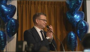 Législatives en Finlande: le chef du centre-droit Petteri Orpo revendique la victoire (2)
