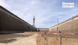 VIDEO. Descente à 17 m dans les entrailles de la forme Joubert, au port de Saint-Nazaire