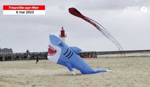 VIDÉO. Le 13e festival du cerf-volant a débuté à Trouville