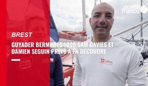 VIDÉO. Voile : Sam Davies et Damien Seguin prêts à en découdre sur la Guyader Bermudes 1000