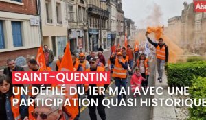 Un défilé du 1er mai avec une participation quasi historique à Saint-Quentin