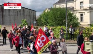 VIDÉO. Manifestation du 1er mai : 550 personnes rassemblées à Bressuire