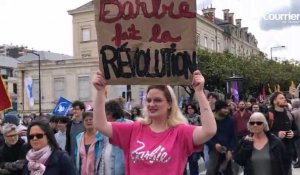 VIDÉO. Manifestation du 1er mai : à Angers, Barbie fait la révolution 