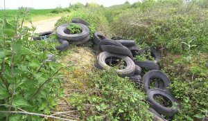Dépôts sauvages de pneus : neuf communes du Nord portent plainte